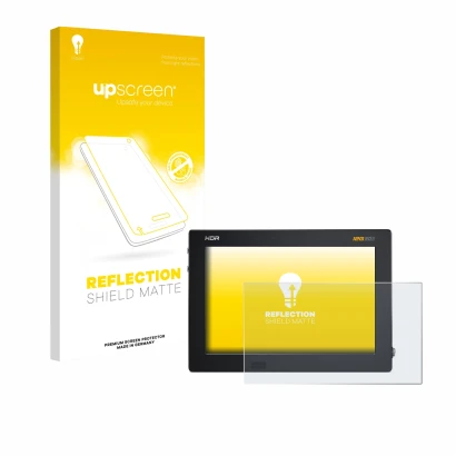 Front side of a product packaging with the brand logo upscreen. Next to it is the device Blackmagic Video Assist 5" 12G HDR sh
