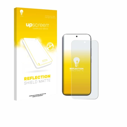 Front side of a product packaging with the brand logo upscreen. Next to it is the device Xiaomi 17 Pro Max shown with the corr