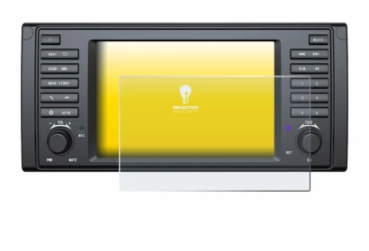 Image of the device Eonon E39A12S with a wide variety of screen protectors.