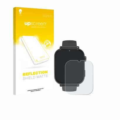 Front side of a product packaging with the brand logo upscreen. Next to it is the device Ucani A22 shown with the correspondin