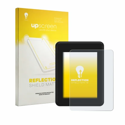 Front side of a product packaging with the brand logo upscreen. Next to it is the device Neodrives simplyDisplay shown with th