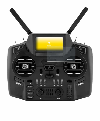 Image of the device Radiomaster GX12 with a wide variety of screen protectors.