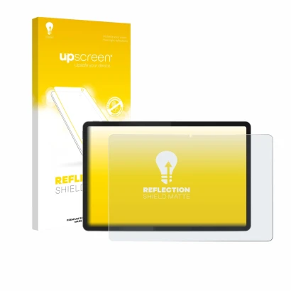 Front side of a product packaging with the brand logo upscreen. Next to it is the device Lenovo Tab K11 (2nd Gen.) shown with 