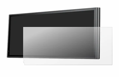 Image of the device Krunia 9.26" with a wide variety of screen protectors.