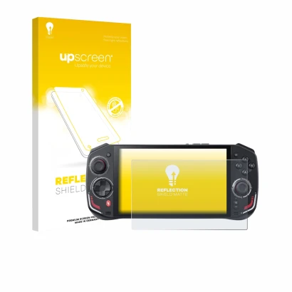 Front side of a product packaging with the brand logo upscreen. Next to it is the device Acer Nitro Blaze 7 shown with the cor