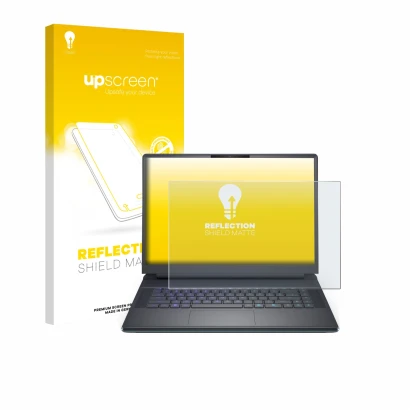 Front side of a product packaging with the brand logo upscreen. Next to it is the device Dell Alienware 16 Area-51 shown with 