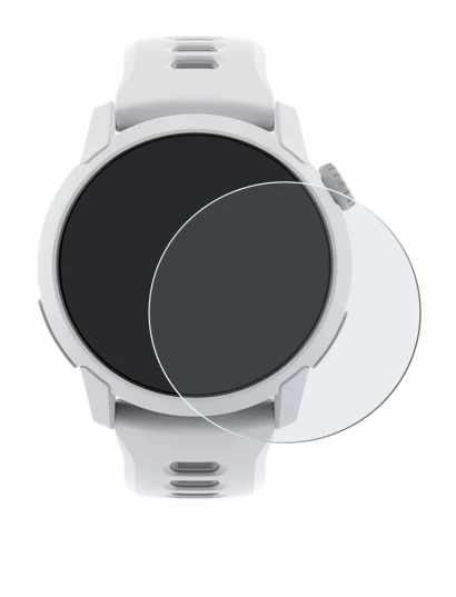 Image of the device Coros Pace 4 with a wide variety of screen protectors.