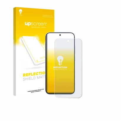 Front side of a product packaging with the brand logo upscreen. Next to it is the device Oppo Reno 15 shown with the correspon
