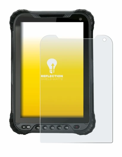 Image of the device Unitech TB85 Plus with a wide variety of screen protectors.