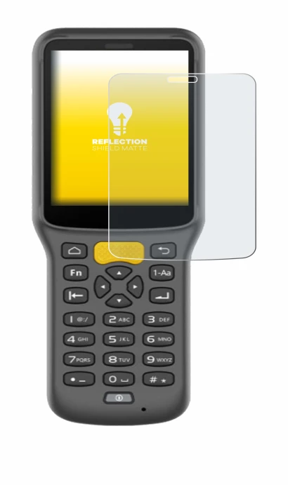 Image of the device Newland MT37 Baiji with a wide variety of screen protectors.
