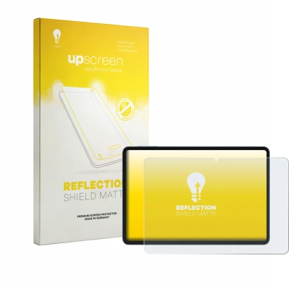Front side of a product packaging with the brand logo upscreen. Next to it is the device Doogee Tab G6 Pro shown with the corr