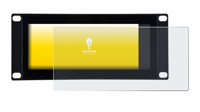 Image of the device GeeekPi DP-0059 7.84" with a wide variety of screen protectors.