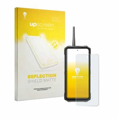Front side of a product packaging with the brand logo upscreen. Next to it is the device Hotwav Hyper 8 Ultra shown with the c