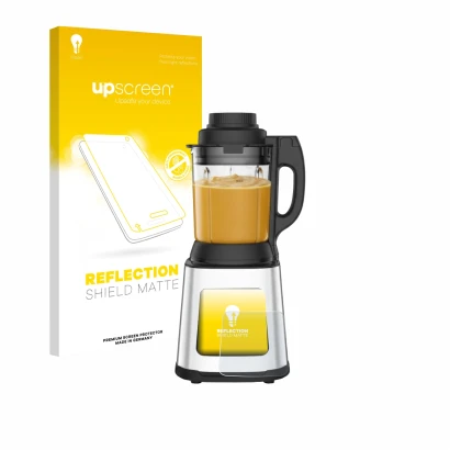 Front side of a product packaging with the brand logo upscreen. Next to it is the device Moulinex LM83SD10 shown with the corr