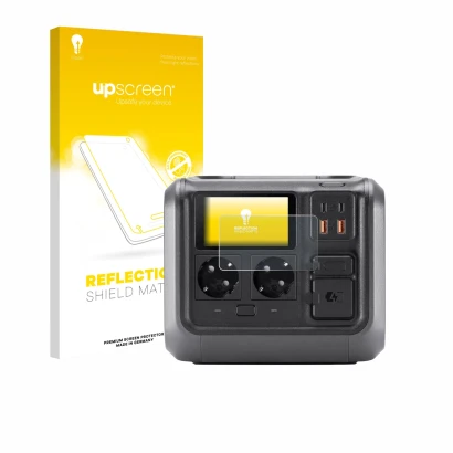 Front side of a product packaging with the brand logo upscreen. Next to it is the device DJI Power 500 shown with the correspo
