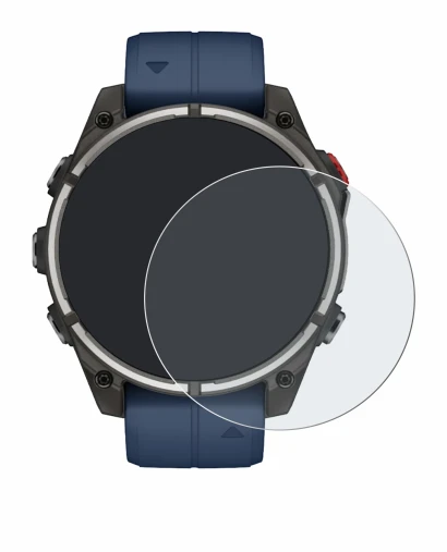 Image of the device Garmin quatix 8 Pro (47 mm) with a wide variety of screen protectors.