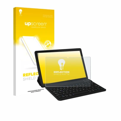 Front side of a product packaging with the brand logo upscreen. Next to it is the device Laptok YXPA7LBK 11