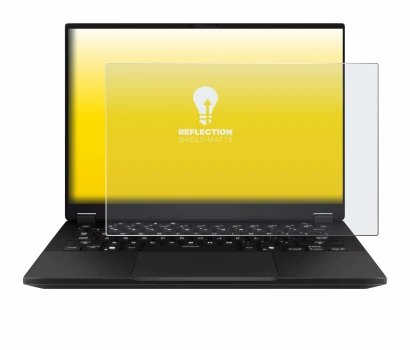 Image of the device ASUS TUF Gaming A14 with a wide variety of screen protectors.