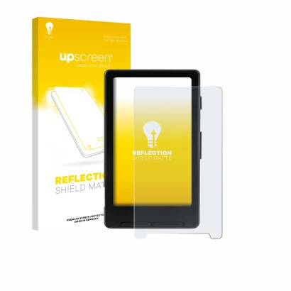 Front side of a product packaging with the brand logo upscreen. Next to it is the device Xteink X4 shown with the correspondin