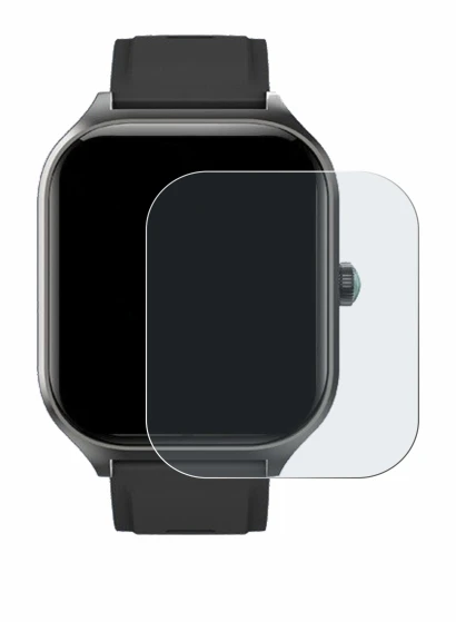 Image of the device FORRLITE Smartwatch 2.01" with a wide variety of screen protectors.