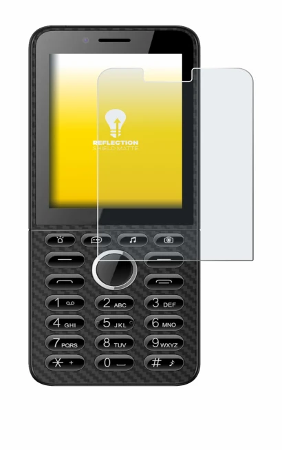 Image of the device Energizer E288S with a wide variety of screen protectors.