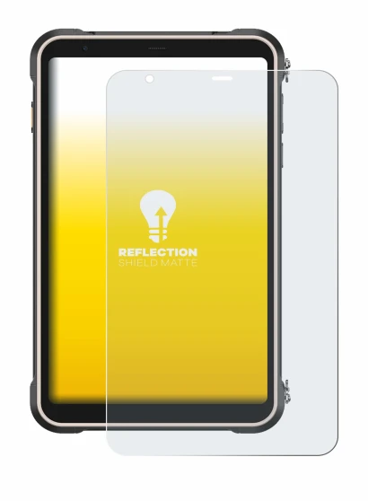 Image of the device Ulefone RugKing Pad Pro with a wide variety of screen protectors.