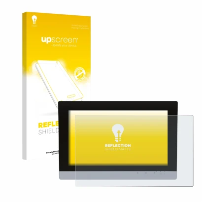 Front side of a product packaging with the brand logo upscreen. Next to it is the device WAGO Visu Panel Touch Panel 600 shown