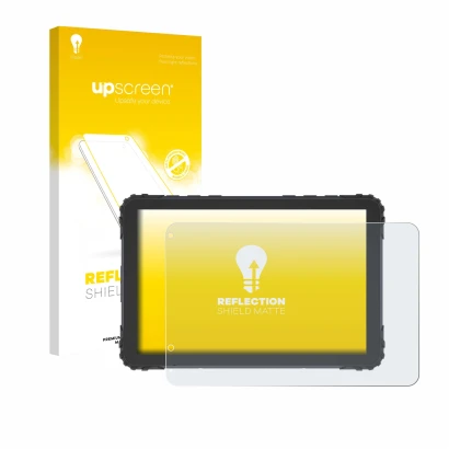 Front side of a product packaging with the brand logo upscreen. Next to it is the device DMD T880X 8" shown with the correspon