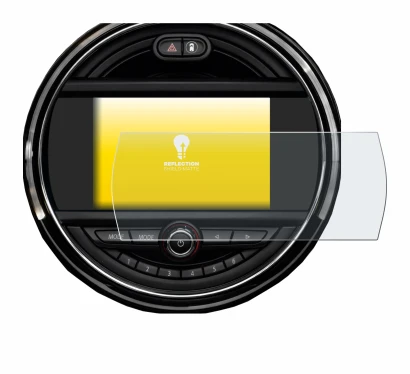 Image of the device Mini Clubman 2018 - 2020 with a wide variety of screen protectors.
