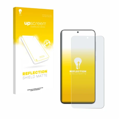 Front side of a product packaging with the brand logo upscreen. Next to it is the device Samsung Galaxy M56 shown with the cor