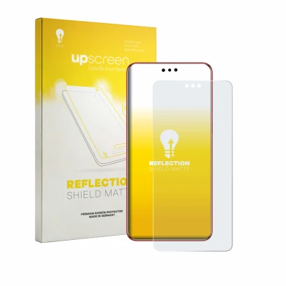 Front side of a product packaging with the brand logo upscreen. Next to it is the device Huawei Mate 60 RS Ultimate shown with