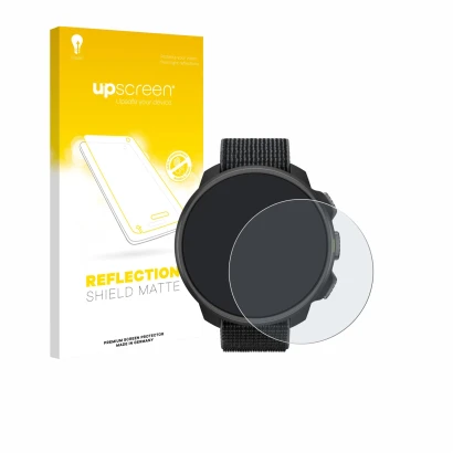 Front side of a product packaging with the brand logo upscreen. Next to it is the device Suunto Nautic S shown with the corres