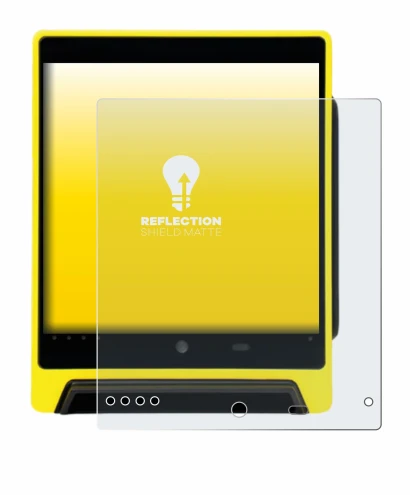 Image of the device Nayax VPOS Media 4 with a wide variety of screen protectors.