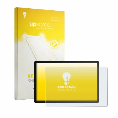 Front side of a product packaging with the brand logo upscreen. Next to it is the device Whitedeer YXG13BK 10.1" shown with th