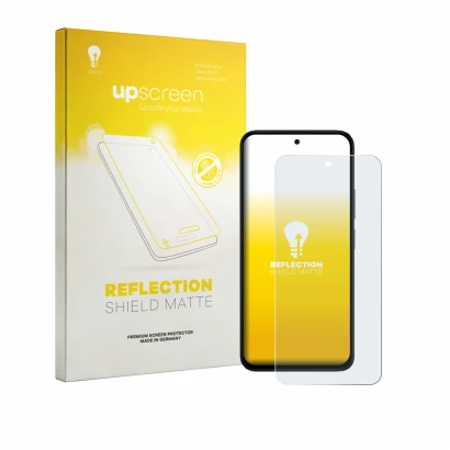 Front side of a product packaging with the brand logo upscreen. Next to it is the device Xiaomi Poco M8s shown with the corres