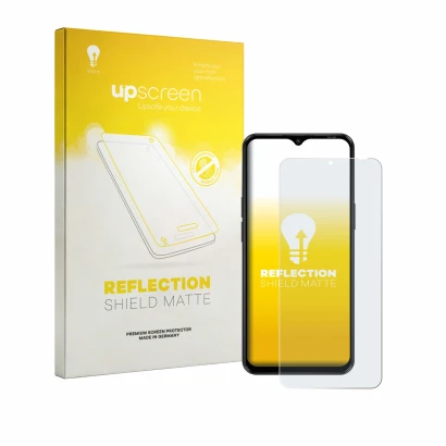Front side of a product packaging with the brand logo upscreen. Next to it is the device Blackview Wave 7C shown with the corr