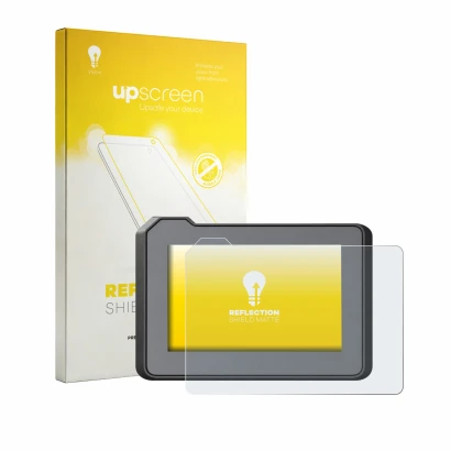 Front side of a product packaging with the brand logo upscreen. Next to it is the device Husqvarna Vitpilen 801 2025 shown wit