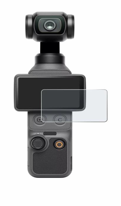 Image of the device DJI Osmo Pocket 4 with a wide variety of screen protectors.