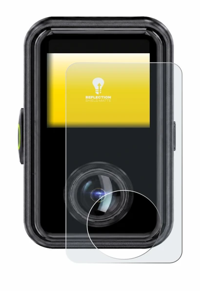 Image of the device Vantrue E360 Ace with a wide variety of screen protectors.