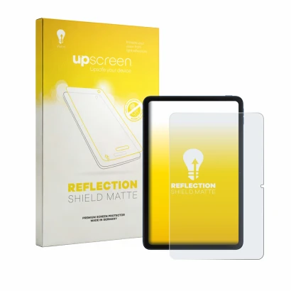 Front side of a product packaging with the brand logo upscreen. Next to it is the device Xiaomi Poco Pad C1 shown with the cor