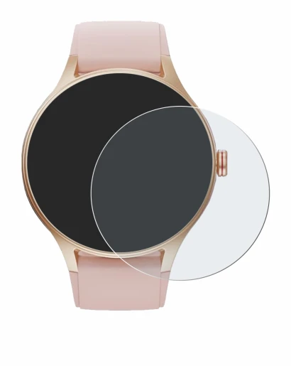 Image of the device Woneligo Smartwatch 1.57" with a wide variety of screen protectors.