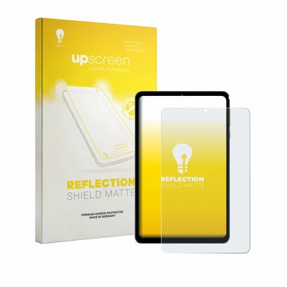 Front side of a product packaging with the brand logo upscreen. Next to it is the device Headwolf FPad 6 shown with the corres