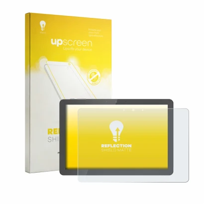 Front side of a product packaging with the brand logo upscreen. Next to it is the device Awow Aibook 11 shown with the corresp