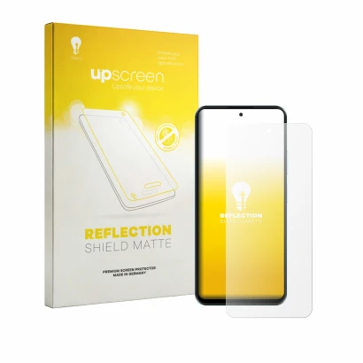 Front side of a product packaging with the brand logo upscreen. Next to it is the device HMD Luma shown with the corresponding