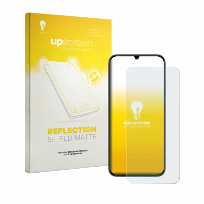 Front side of a product packaging with the brand logo upscreen. Next to it is the device realme C100x shown with the correspon
