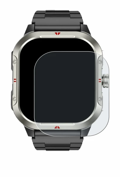 Image of the device Jugeman V10 2.06" with a wide variety of screen protectors.