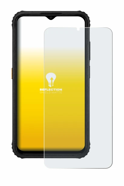Image of the device AGM H6 with a wide variety of screen protectors.