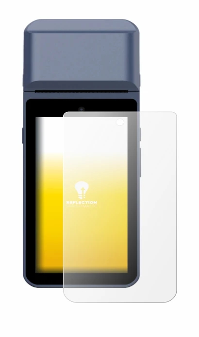 Image of the device Pax M9200 with a wide variety of screen protectors.