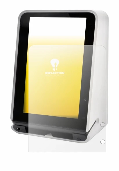 Image of the device SENVEND UX700 with a wide variety of screen protectors.