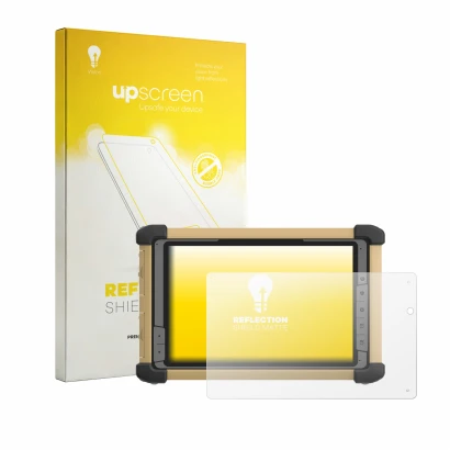 Front side of a product packaging with the brand logo upscreen. Next to it is the device DT Research DT381RP shown with the co
